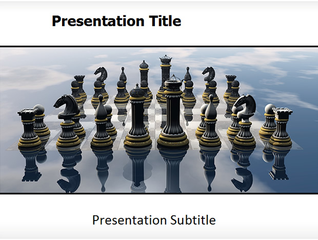 国际跳棋PowerPoint幻灯片模板