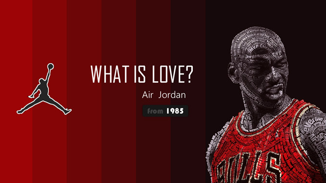 篮球运动品牌Jordan乔丹PPT模板。关于著名篮球运动鞋品牌Jordan乔丹的作品,时尚杂志风设计风格,炫酷动态效果。