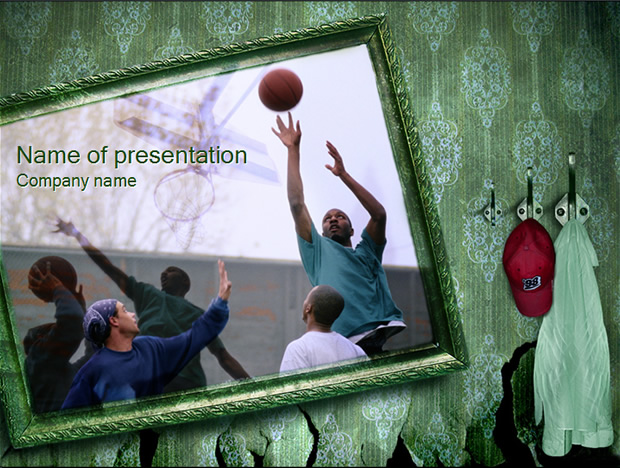 校园篮球队的美好记忆Powerpoint模板 幻灯片演示文档 PPT下载