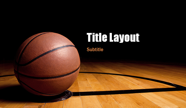 篮球写真体育运动Powerpoint模板 幻灯片演示文档 PPT下载1