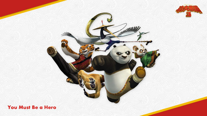 一份精美的动画电影《功夫熊猫3》主题PPT模板。《功夫熊猫3》是《功夫熊猫》系列的第三部电影,由余仁英执导,杰克布莱克、凯特哈德森、布莱恩科兰斯顿原版配音主演,